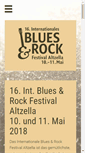 Mobile Screenshot of bluesundrock-altzella.de