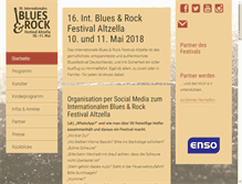 Tablet Screenshot of bluesundrock-altzella.de